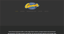 Desktop Screenshot of genespowerequipment.com