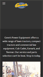 Mobile Screenshot of genespowerequipment.com